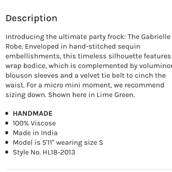 Retrofete Sequin Gabrielle Robe Dress. NWT. Size Medium. - Picture 7 of 11